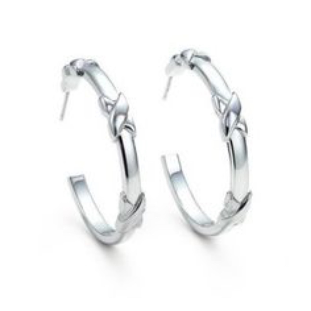 🛑SOLD🛑TIFFANY & CO. Signature X Large Hoops✨ - Picture 3 of 6